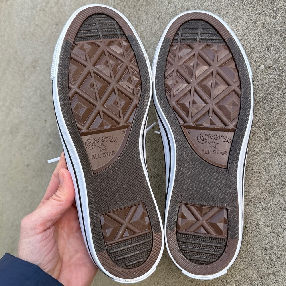 CONVERSE Shoreline Low 'Snake Print' Slip-on Sneakers Size 7 - Picture 7 of 11